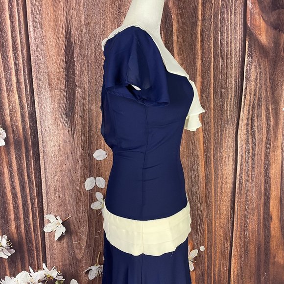 Unique Vintage 1920s Style Flapper Dress - Picture 4 of 7